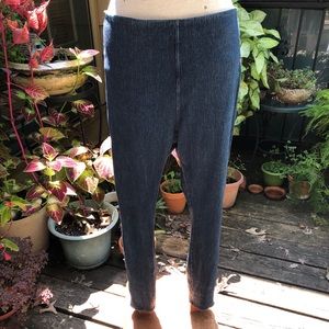 Zipper leg stretch jeans. Super cute and slimming